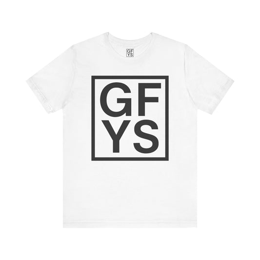 GFYS Block Logo T - White